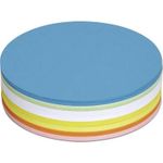 Maul Moderationskarten 6395099 Kreis Ø 18,5 cm Weiß, Gelb, Orange, Rot, Grün, Blau, 250St (6395099)