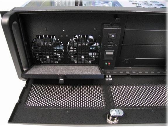 Chieftec UNC-410S-B-OP 19" 4U Rack-Gehäuse ATX ohne Netzteil Schwarz