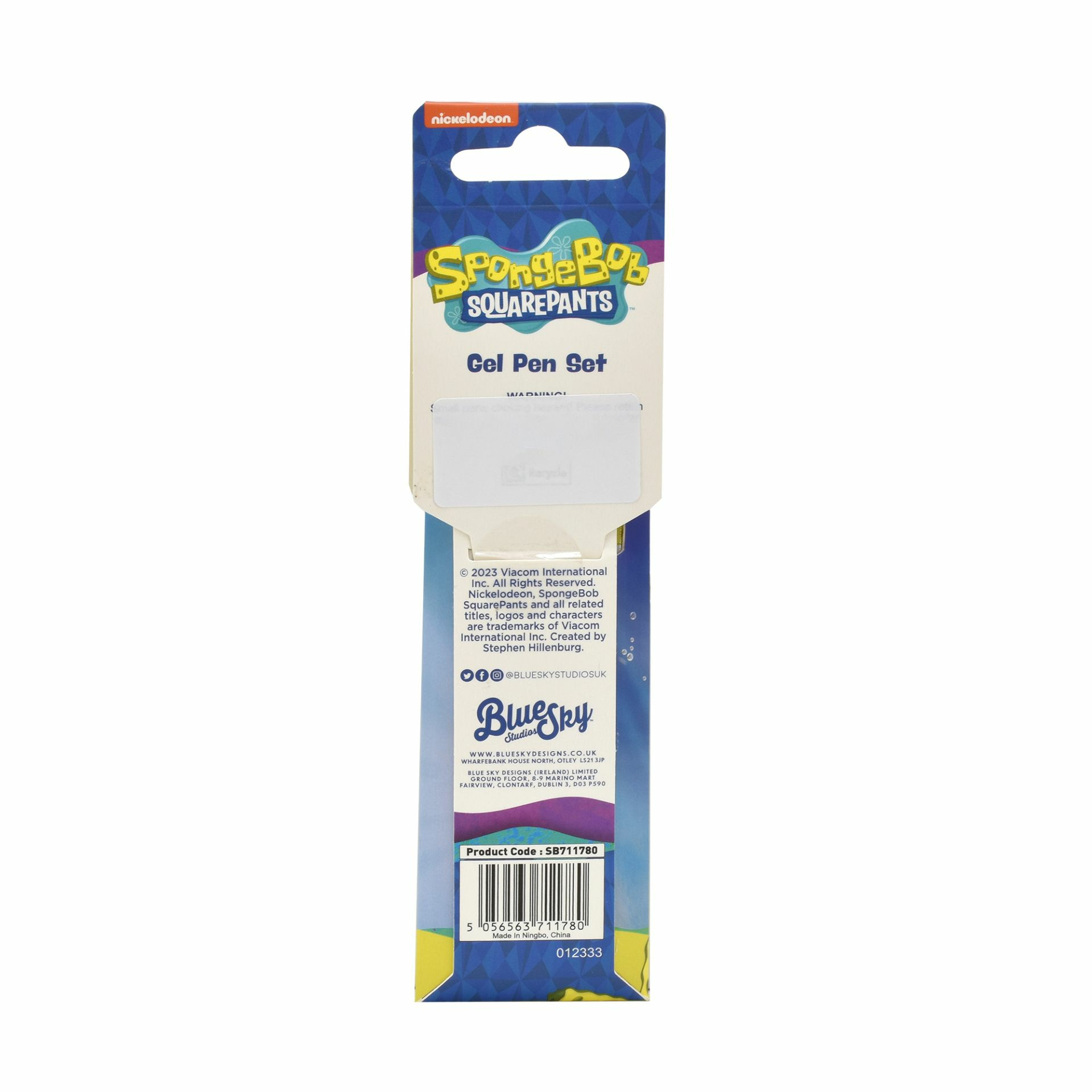 Thumbs Up SpongeBob Gelstift 4er Set - Blau, Grün, Rot, Gelb