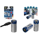 Ansmann 16340 Li-Ion Akku 850mAh 3,6V Micro USB Eingang 1300-0015 (1300-0015)