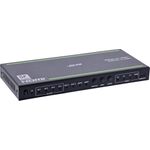 InLine HDMI Switch 4-fach 48Gb/s 8Ka60Hz mit Audio-Auskopplung (57885A)