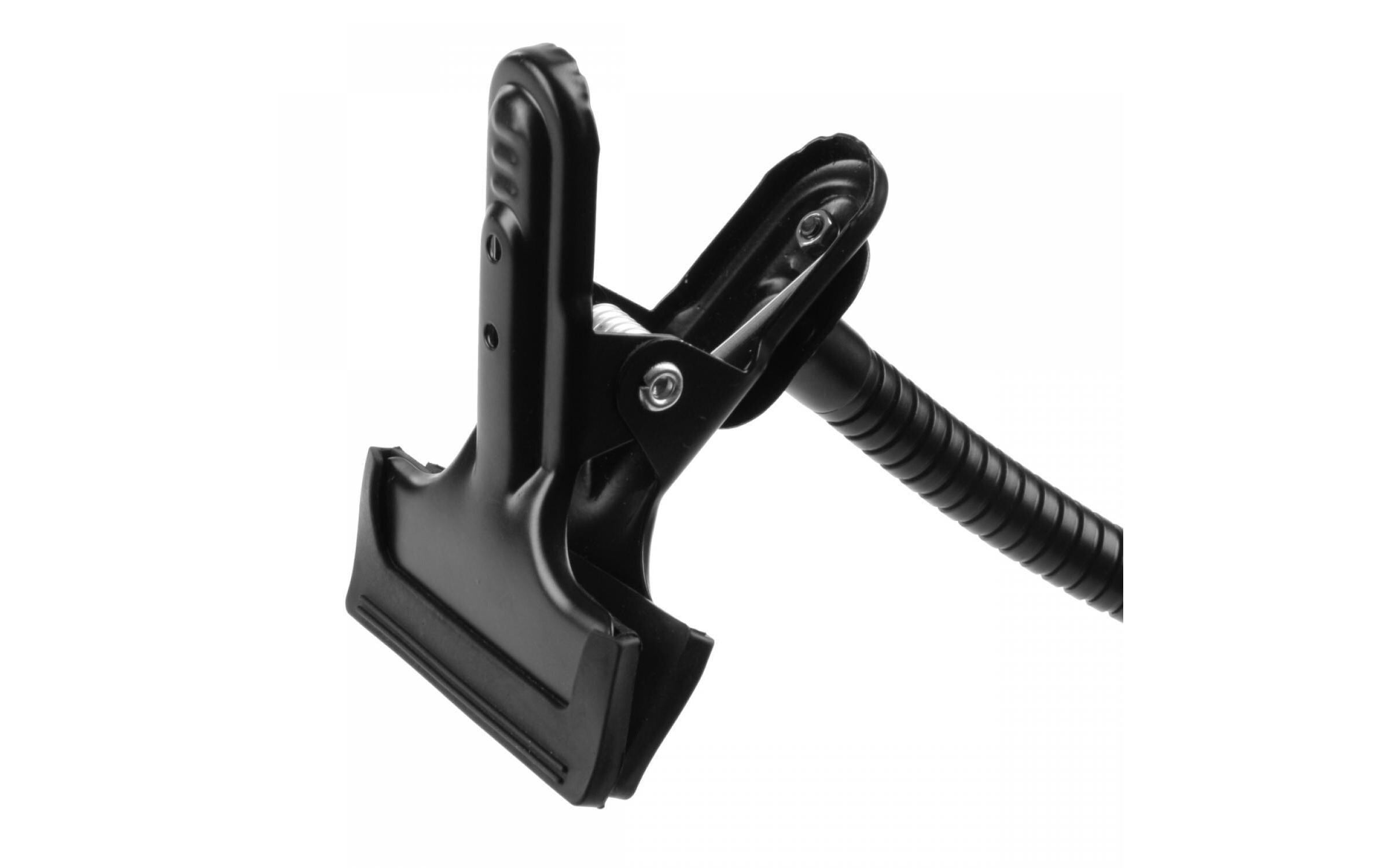 Walimex Schwanenhals mit 1/4" Gewinde und Clip Schwarz