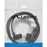 Lanberg CA-C13C-12CC-0018-BK Stromkabel Schwarz 2 m C13-Koppler CEE7/7 (CA-C13C-12CC-0018-BK)