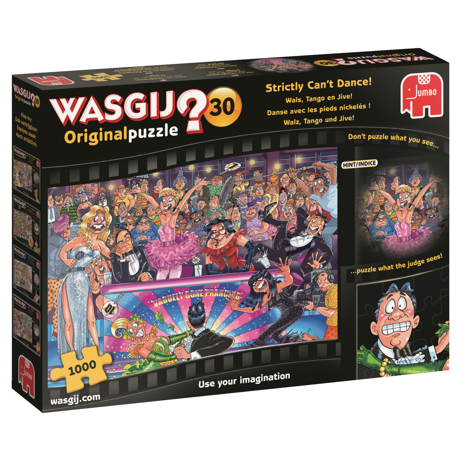 Jumbo Spiele Wasgij Original 30 – Walzer, Tango und Jive! – 1000 Teile – Mehrfarbig