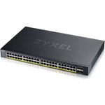 Zyxel 52-Port Smart Managed PoE+ Switch, 48x GbE PoE+ RJ45, 4x 10G SFP+, 375Watt PoE+, Hybrid Mode (Webmanaged und Cloudmanaged nutzbar) (XGS1935-52HP-EU0101F)