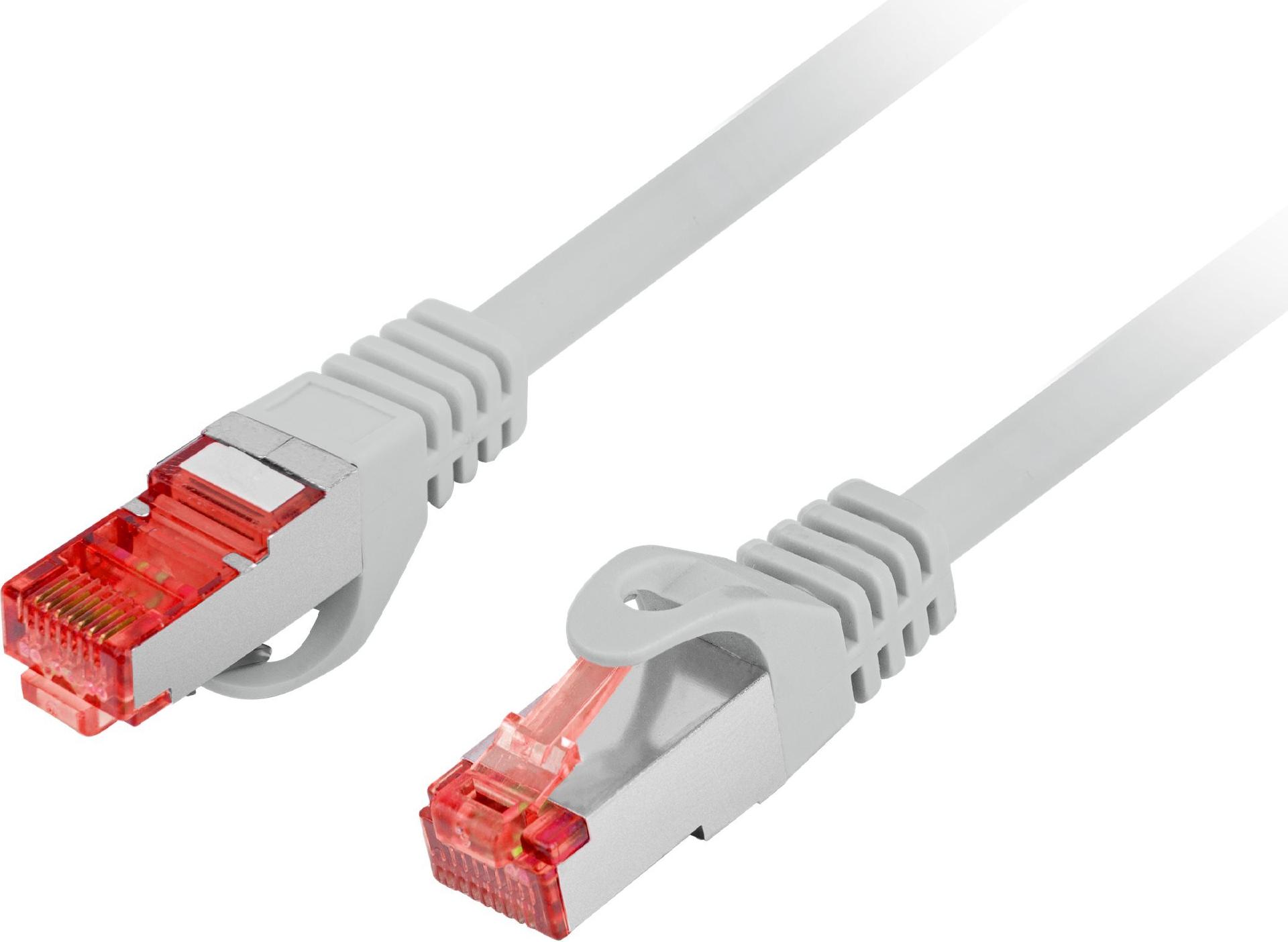 Lanberg Patchkabel CAT.6 S/FTP LSZH CU Fluke Zert. gr (PCF6-10CU-0025-S)