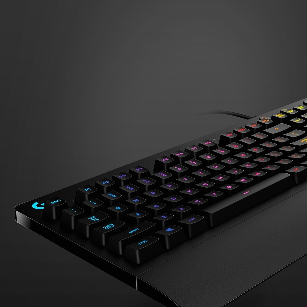 Logitech Prodigy G213 Gaming-Tastatur USB QWERTY US International Schwarz