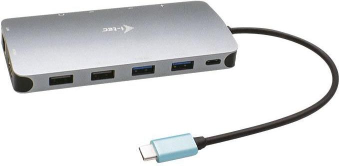 i-Tec USB-C Metal Nano Dockingstation Power Delivery 100 W Silber