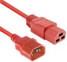 ACT Powercord C14 - C21 IEC60320 red 1.5 m (AK5376)