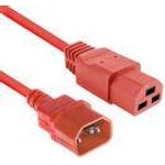 ACT Powercord C14 - C21 IEC60320 red 1.5 m (AK5376)
