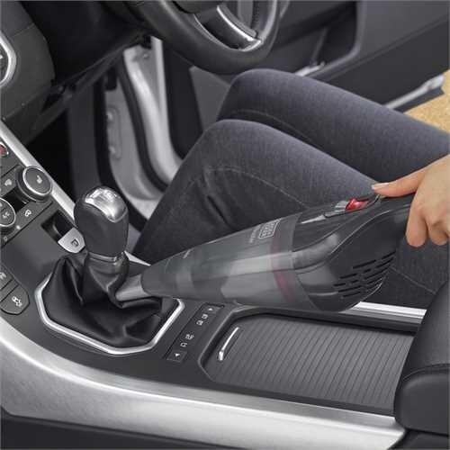 Black & Decker NVB12AVA-XJ Auto-Handstaubsauger 12 V 9 AW Grau, Rot