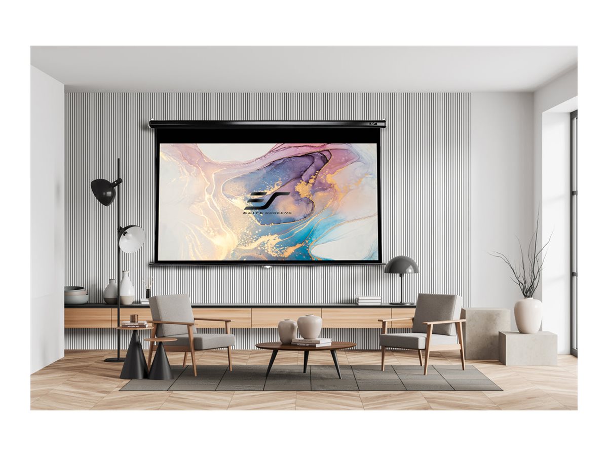 Elite Screens Manual Series M120UWH2 Rollo Leinwand 120" 16:9 MaxWhite Schwarz