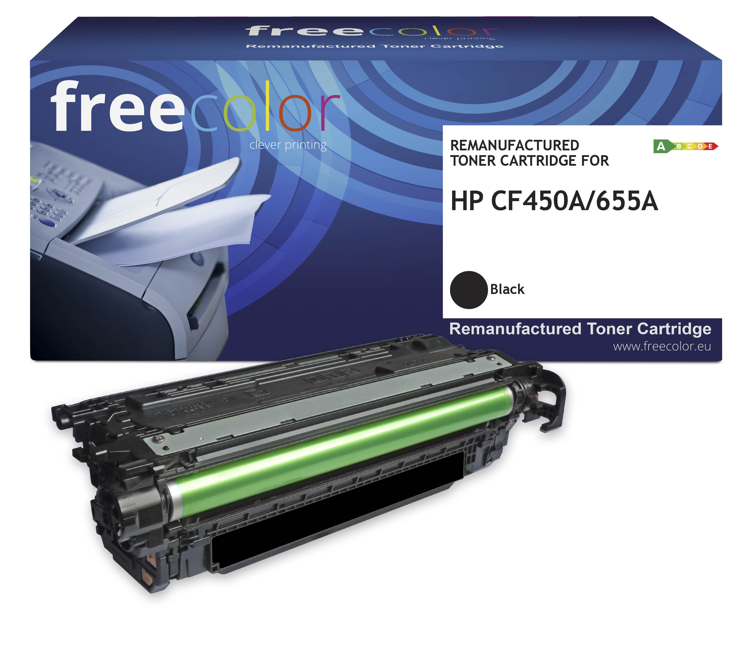 Freecolor K18242F7 Tonerkartusche Kompatibel mit HP CF450A 12500 Seiten Schwarz
