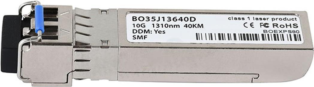 BlueOptics SFP-10G-ER-EN-BO. SFP Transceiver-Typ: Faseroptik, Maximale Datenübertragungsrate: 10000 Mbit/s, Schnittstelle: SFP+. Gehäusematerial: Metall. Gewicht: 20 g. Anzahl enthaltener Produkte: 1 Stück(e), Paketgewicht: 30 g (SFP-10G-ER-EN-BO)