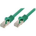 shiverpeaks®-BASIC-S--RJ45 Patchkabel S/FTP,PIMF,RohkabelCat.7 Rohkabel Halogenfrei, grün, 10,0m (BS75520-G)