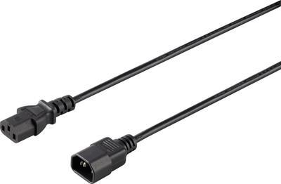 Sygonix SY-5042704 Kaltgeräte Anschlusskabel Schwarz 1.50 m (SY-5042704)