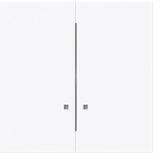 BUSCH JAEGER Wippe 1785 K-44G m.2 Wippenhälften (2CKA001751A3305)