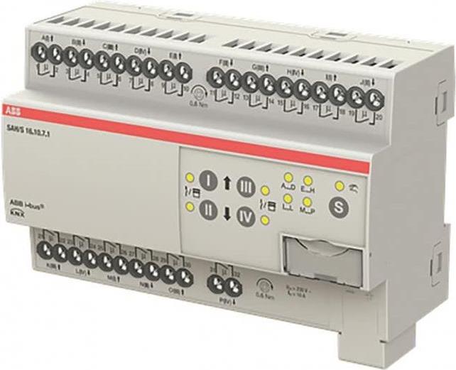 ABB Stotz S&J Schalt-/Jalousieaktor 16fach 6A, REG SAH/S16.6.7.1 (2CDG110245R0011)