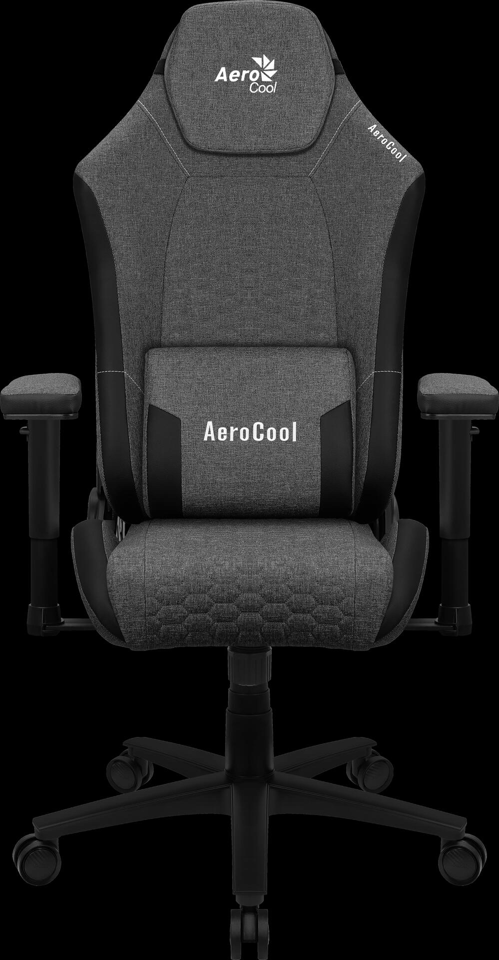 AEROCOOL Gaming Stuhl CROWN AeroWeave Ash Black