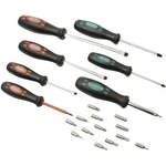 Werkstatt Schraubendreher-Set 21teilig Schlitz, Kreuzschlitz Pozidriv (M1190-21)