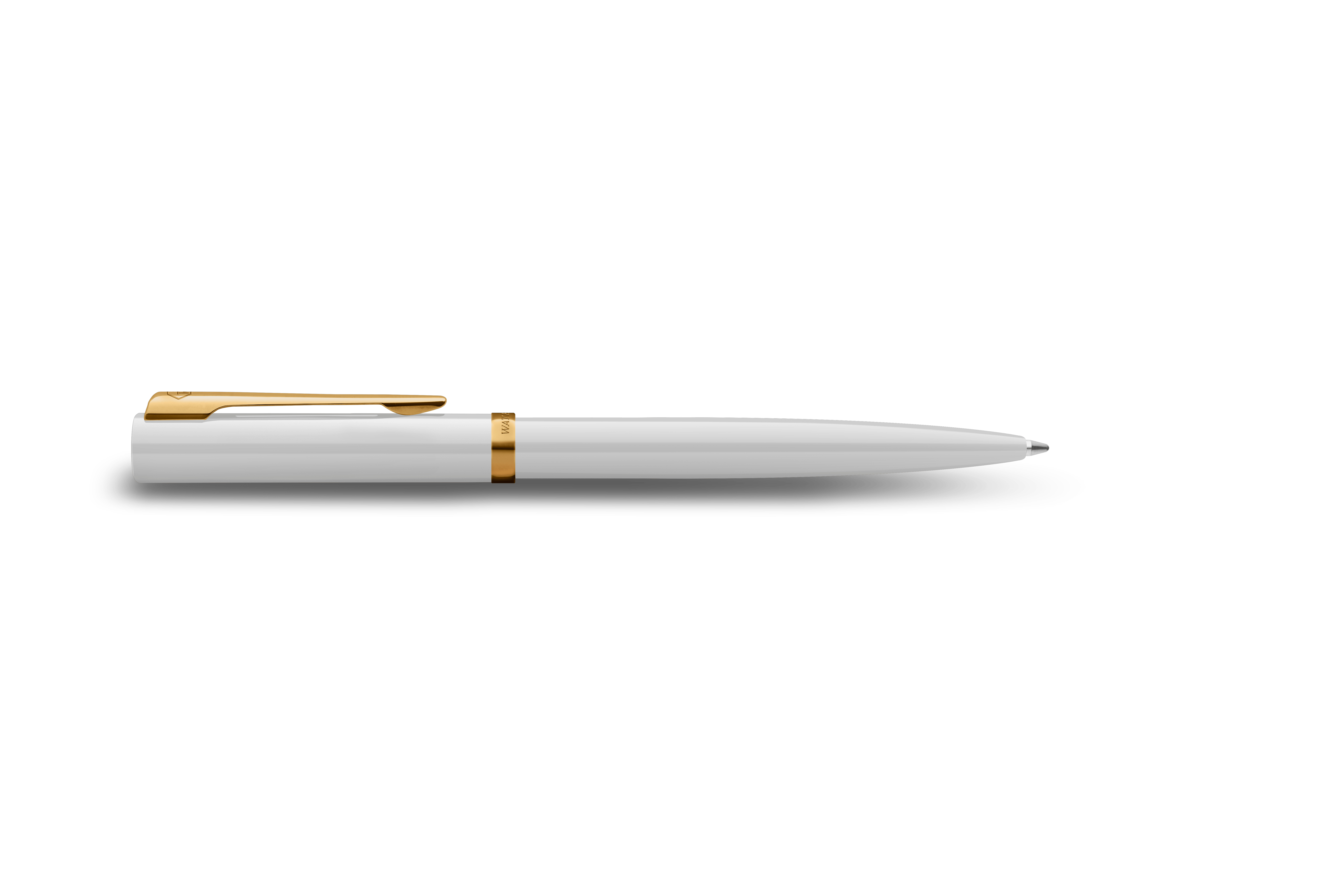 WATERMAN Allure Impression Drehkugelschreiber Edelstahl Mittel Blau Weiß/Gold