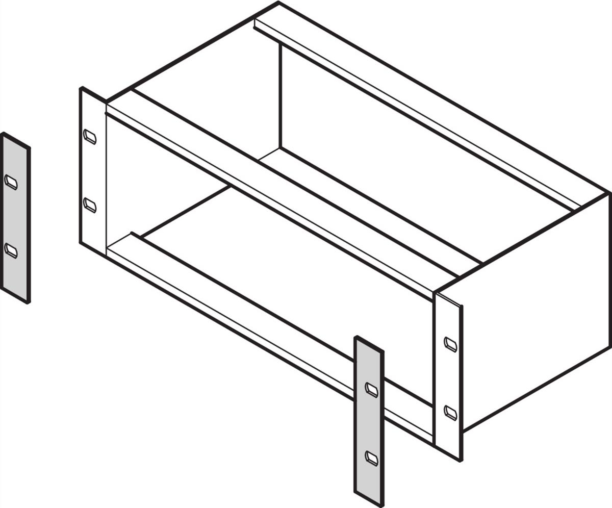 SCHROFF COVER PANEL 3U W/O.HANDLE (34561197)