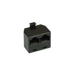 InLine® ISDN Verteiler, 1x RJ45 St an 2x RJ45 Bu ohne Endwiderstand (69934)