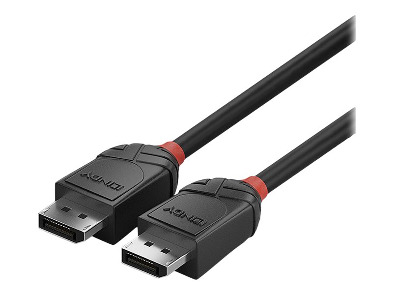Lindy Black Line DisplayPort 1.2 Kabel 1 m Schwarz