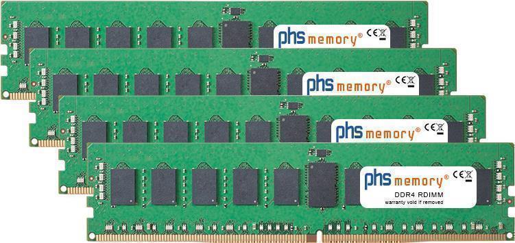 PHS-memory 64GB (4x16GB) Kit RAM Speicher passend für Fujitsu SPARC M12-1 DDR4 RDIMM 2400MHz PC4-2400T-R (SP396358)