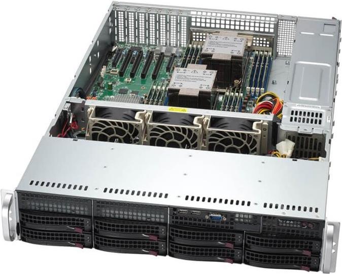 SUPERMICRO Barebone Mainstream SuperServer 2U Dual Sockel 4677 SYS-621P-TRT Complete System Only