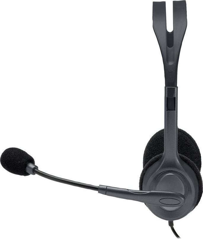 Logitech Stereo H111 On-Ear-Headset Kabelgebunden 3,5-mm-Klinke Schwarz