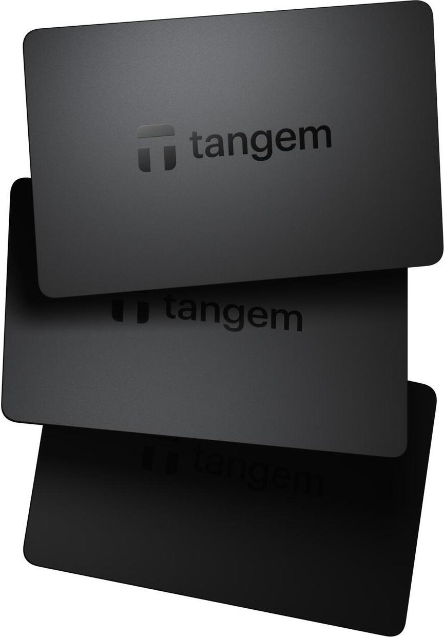 TANGEM Wallet 2.0 - Secure Crypto 3 Card Set Black (TG128X3-B)