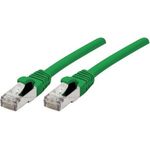 Patchkabel S/FTP (PiIMF), Cat 6A (EIA/TIA), grün, 20,0 m Patchkabel mit besonders schmalem Knickschutz (858444)