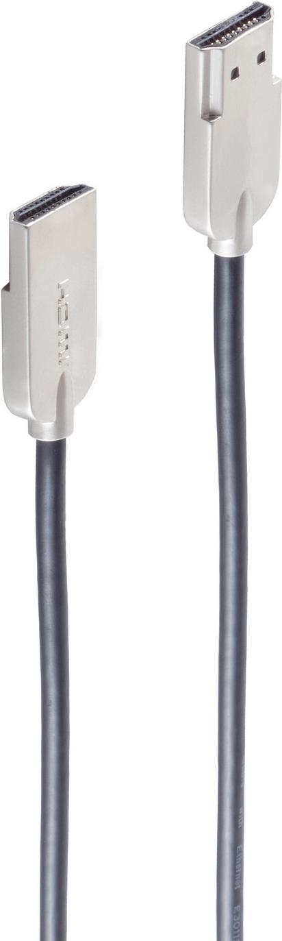 shiverpeaks BS10-30015. Kabellänge: 0,5 m, Anschluss 1: HDMI Typ A (Standard), Steckverbinder 1 Geschlecht: Männlich, Anschluss 2: HDMI Typ A (Standard), Steckverbinder 2 Geschlecht: Männlich, Beschichtung Steckerkontakte: Gold, 3D, Datenübertragungsrate: 18 Gbit/s, Audio Return Channel (ARC), Produktfarbe: Schwarz (BS10-30015)