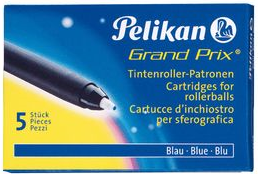 Pelikan inktpatroon 4001 Kugelschreiberauffüllung Blau Medium 10 Stück(e) (946251)