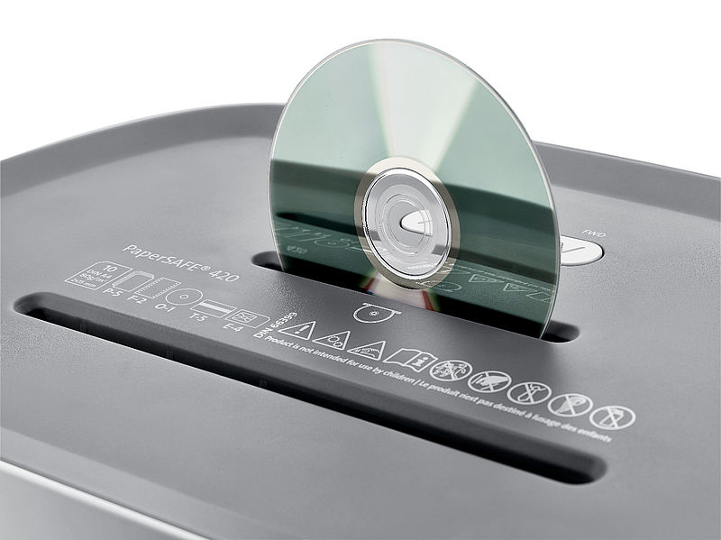 Dahle PaperSAFE 420 Aktenvernichter Partikelschnitt 2 x 15 mm Schwarz, Grau