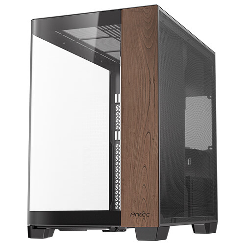 Antec Constellation Series C8 Curve Wood Full-Tower E-ATX Gehäuse mit Glasfenster Schwarz/Holz