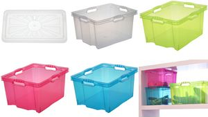 OKT Aufbewahrungsbox "Multi-Box XL", 24 Liter, grün Farbe: fresh-green, leer platzsparend nestbar - 1 Stück (10274632000)