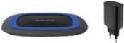 REALPOWER FreeCharge10 Schwarz/Blau Kabellose Ladestation fuer Smartphones 10W inklusive Schnellladeadapter (257640)