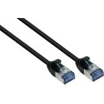 Alcasa 8060-HS005S Netzwerkkabel Schwarz 0,5 m Cat6a U/FTP (STP) (8060-HS005S)
