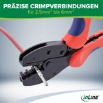 InLine® Crimpzange für Solar Photovoltaik (PV4, MC4) Steckverbinder (94100)