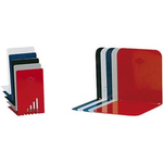 WEDO Buchstütze (B)140 x (T)140 x (H)85 mm, weiß aus Metall (102 1000)