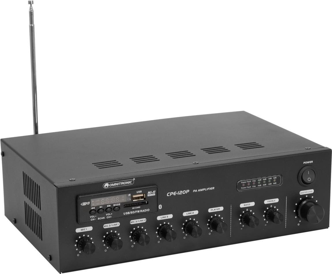 Omnitronic 80709607 Audioverstärker Leistung/Phase Schwarz (80709607)