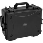 ROADINGER Kunststoffcase für 8x AKKU Flat Light mit Trolley 55x42x26cm schwarz