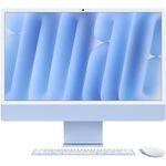APPLE iMac Z1EP 59,62cm 23,5Zoll Standardglas M4 10C CPU/10C GPU/16C N.E. 16GB 256GB SSD Gbit Eth MM NumKey TID DE Blau (Z1EP-MWV13D/A-07CCB3)