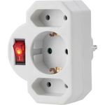 Sygonix SY-4673744 Steckdosen-Verteiler Weiß (SY-4673744)