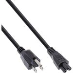 InLine 35er B-Pack Netzkabel für Notebook USA/Canada Kupplung (B-16656U)