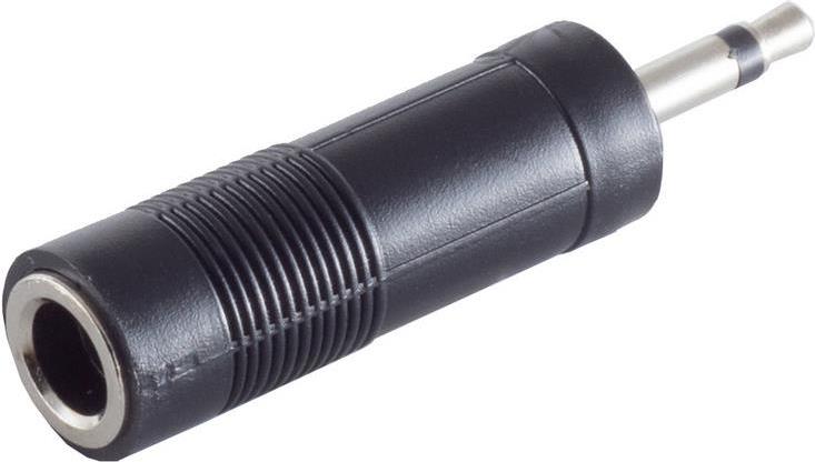 ShiverPeaks S/CONN maximum connectivity Adapter, Klinkenstecker Mono 3,5mm auf Klinkenkupplung Mono 6,3mm (57002)