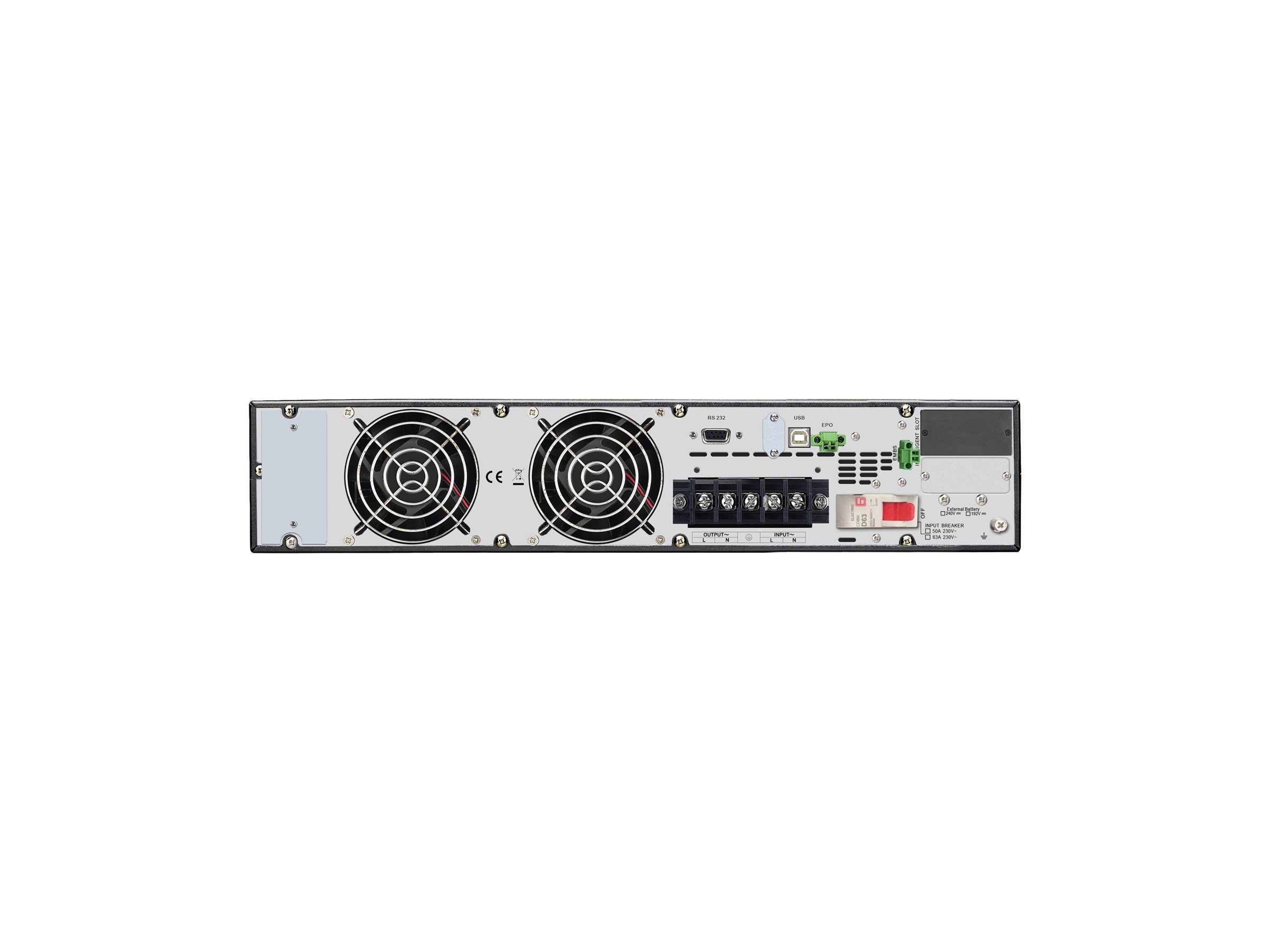 APC Easy UPS SRV SRV6KRIRK Online-USV 6000 VA 6000 W 4U Rack Schwarz