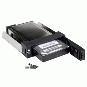FANTEC MR-35SAS Mobiles Speicher-Rack Schwarz